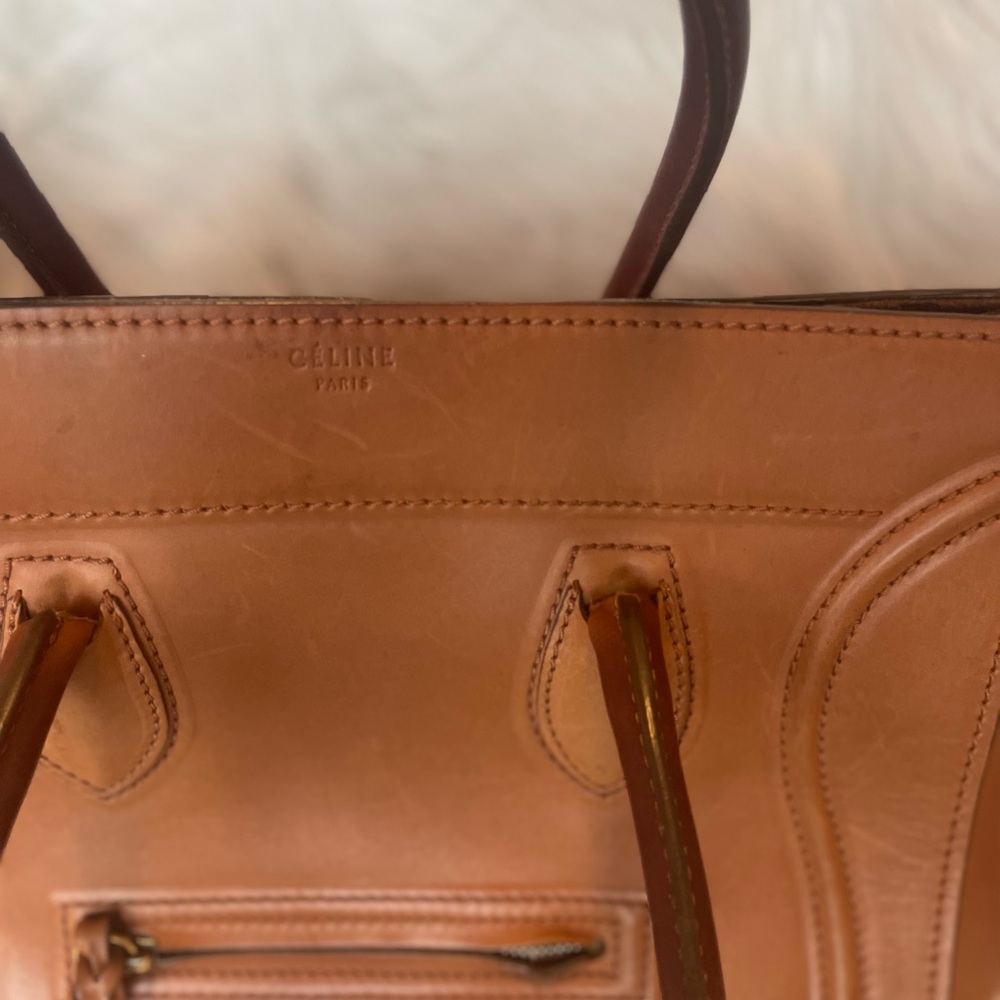 Celine Luggage Phantom Leather Handbag - Picture 15 of 16